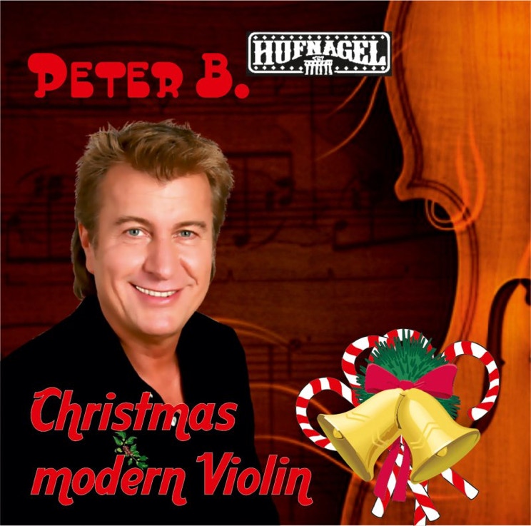 CD Cover Hufnagel Christmas modern Violin