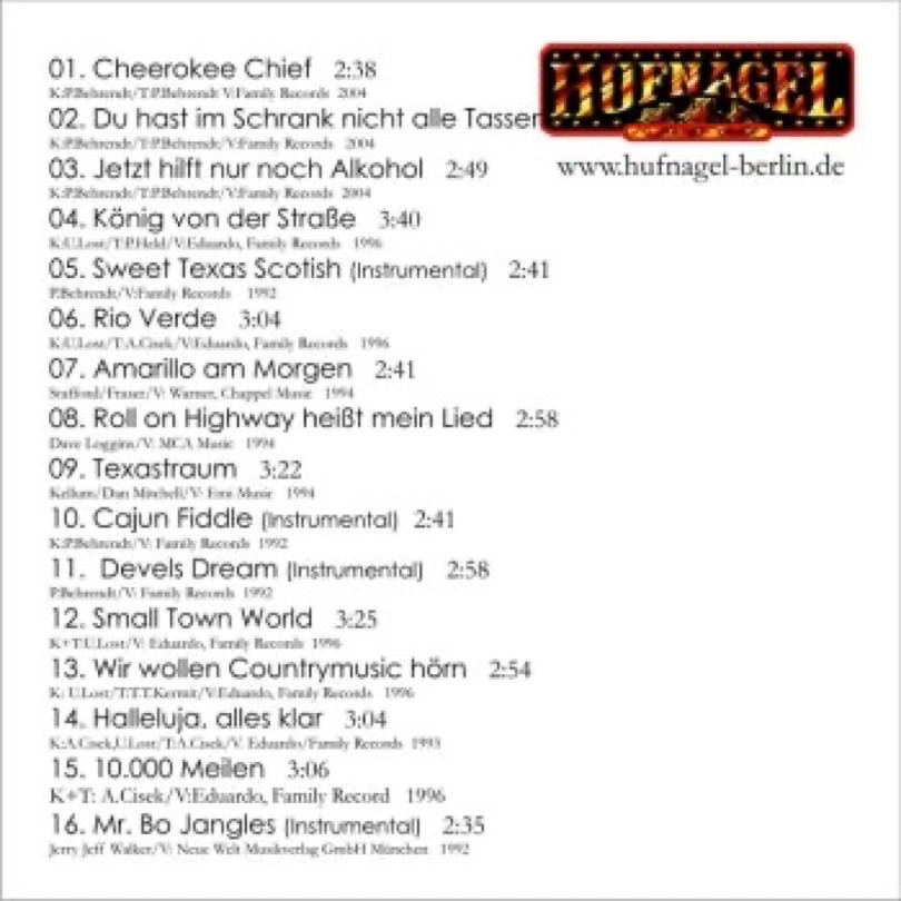 Inlett Hufnagel CD - The Best Of